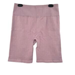 Everlane‎ Size XL XXL Seamless Pull On Bike Shorts Purple Athletic Athleisure